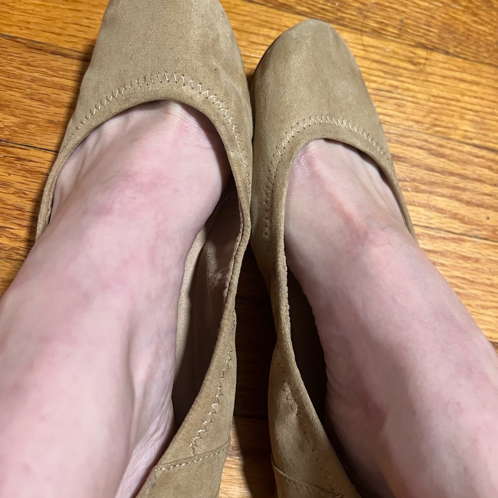 Well worn flats